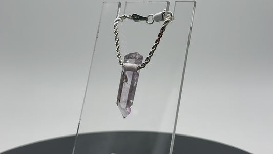 Brandberg Quartz Drilled Crystal Pendant #14