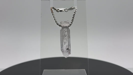 Brandberg Quartz Drilled Crystal Pendant #6