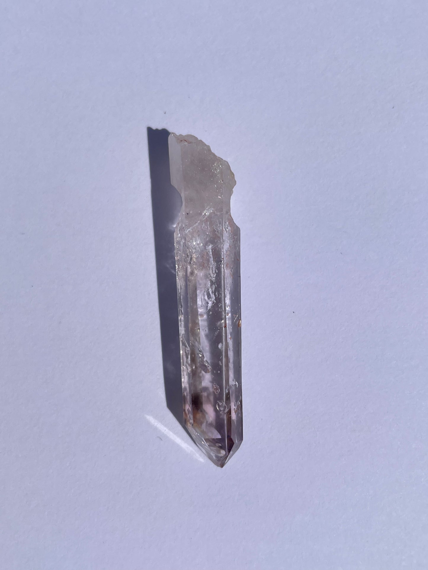 Brandberg Quartz Drilled Crystal Pendant #3