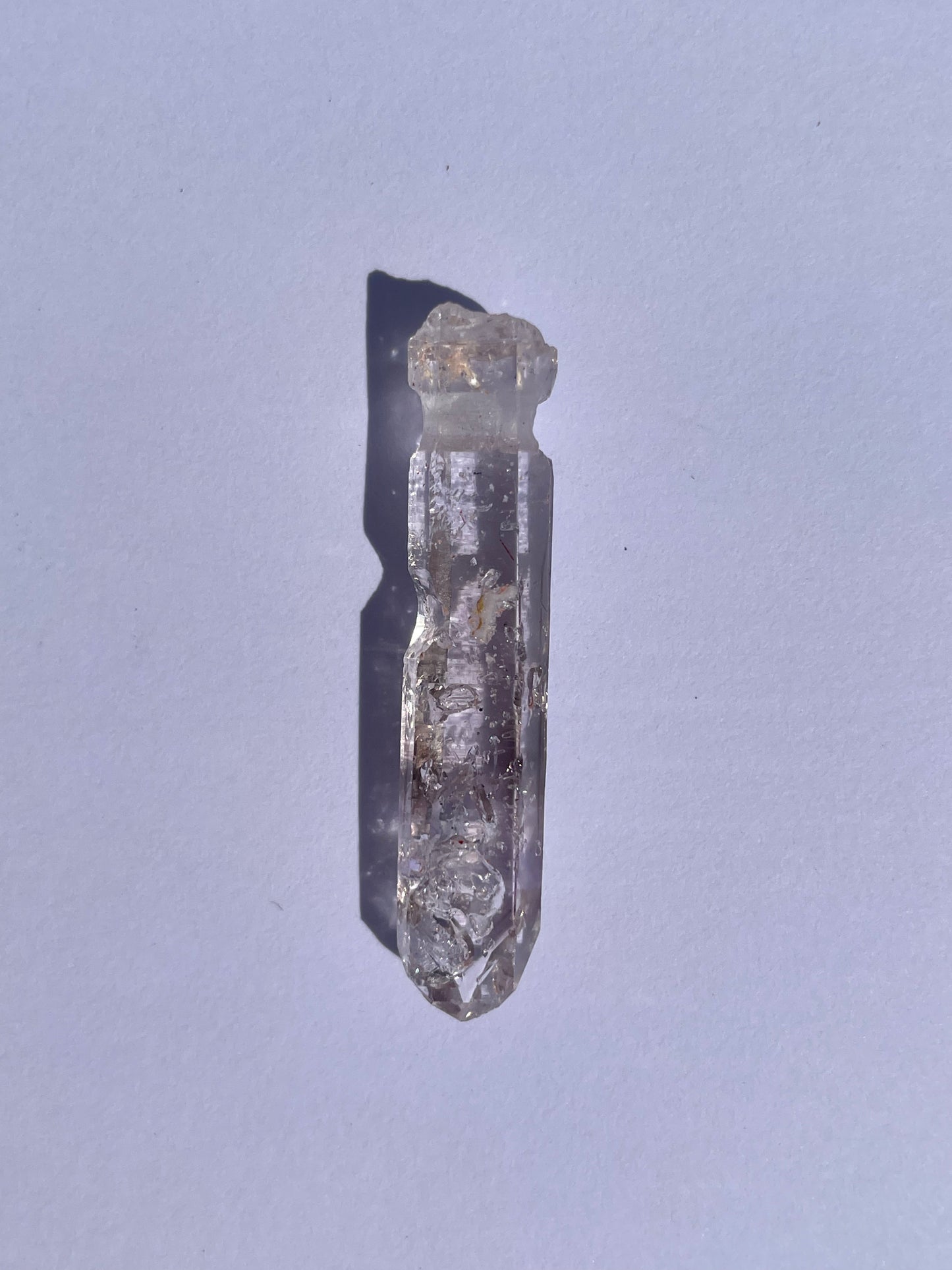 Brandberg Quartz Drilled Crystal Pendant #4