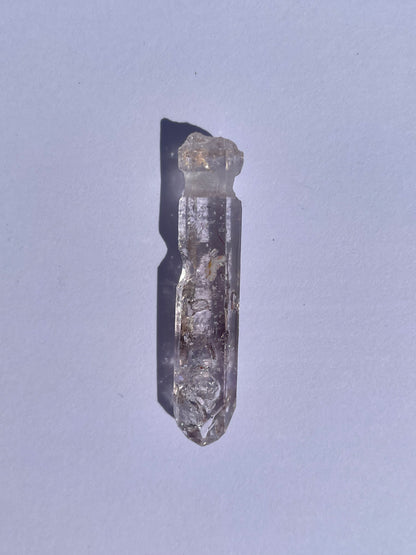 Brandberg Quartz Drilled Crystal Pendant #4