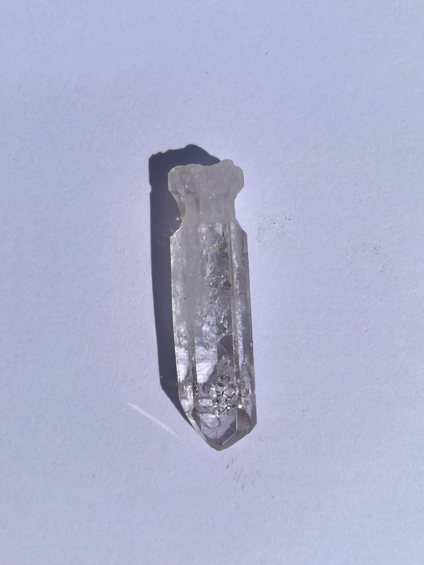 Brandberg Quartz Drilled Crystal Pendant #7