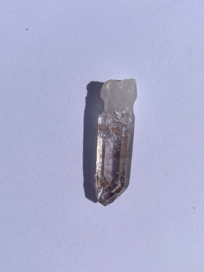 Brandberg Quartz Drilled Crystal Pendant #11