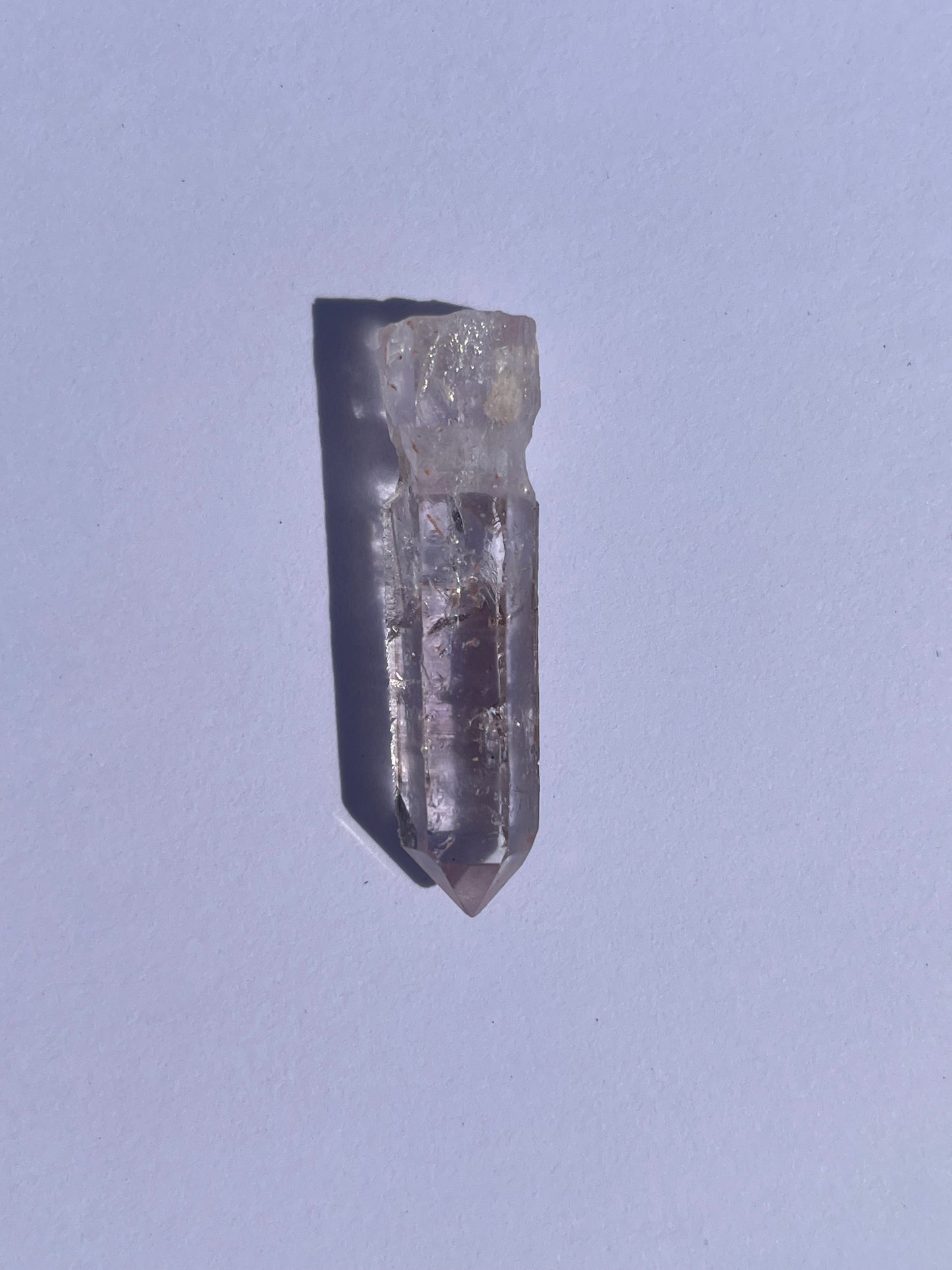 Brandberg Quartz Drilled Crystal Pendant #12