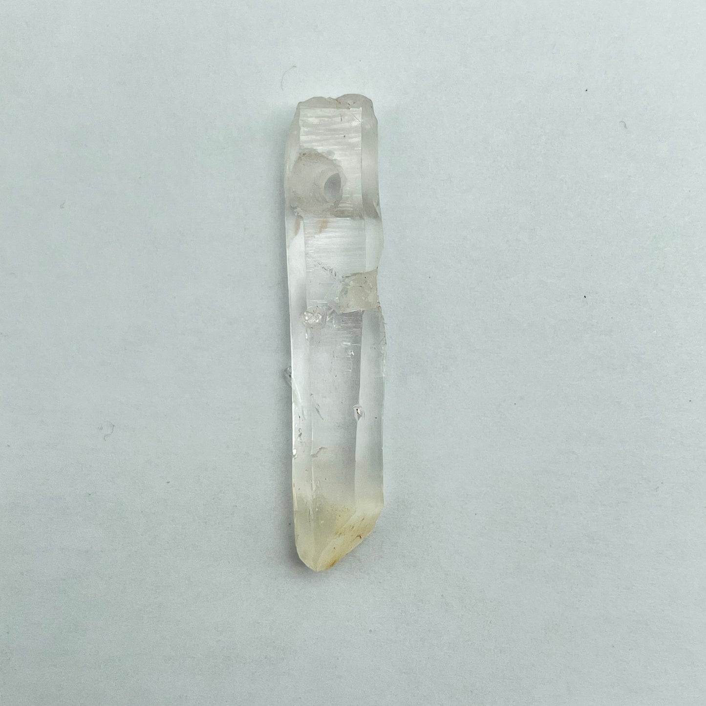 Drilled "Mango" Quartz Crystal Pendant #4