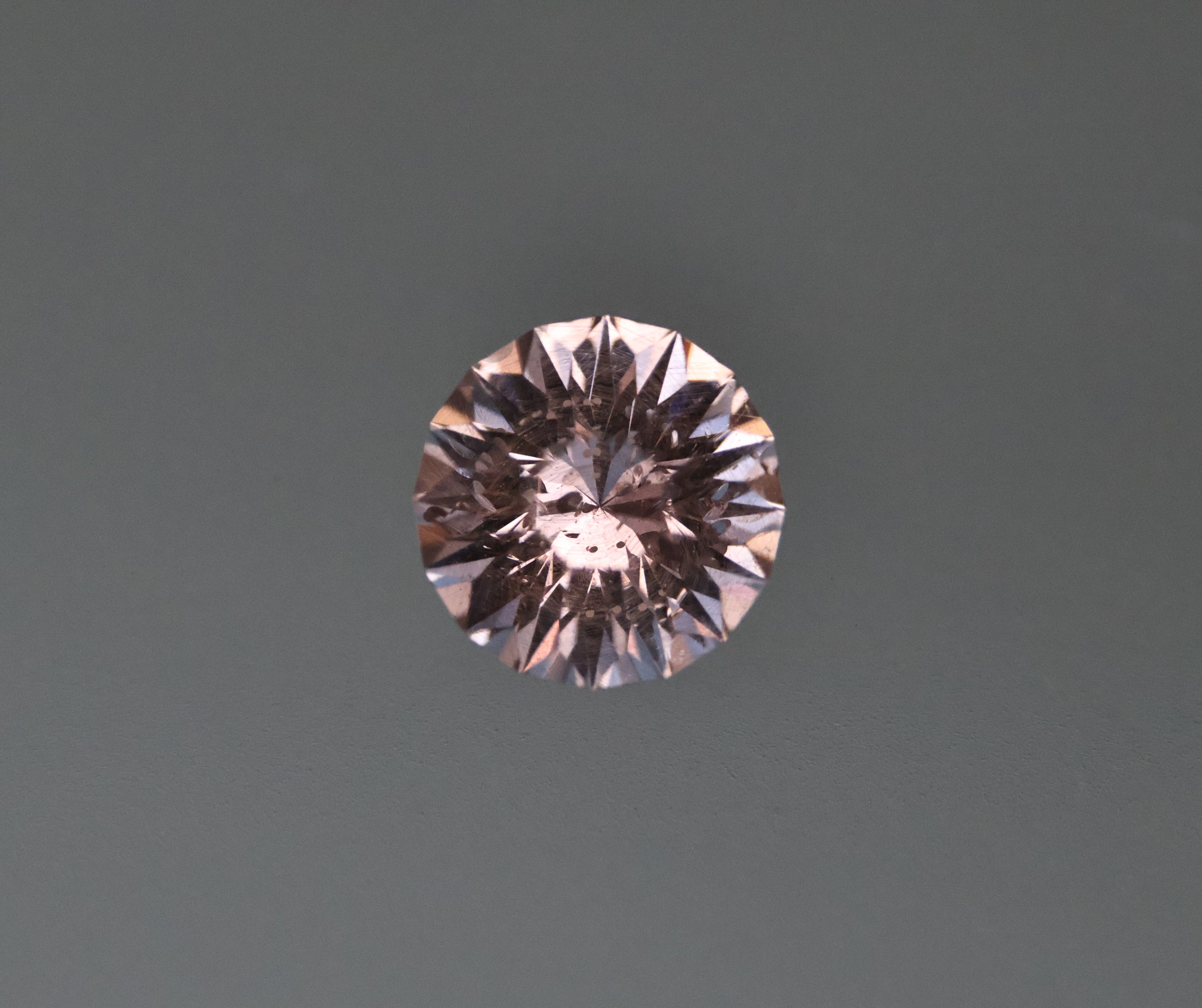 Thick Bezel Pink Tunduru Garnet Brushed Silver Ring