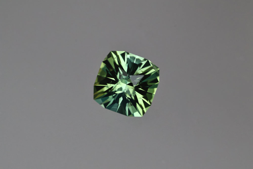 1.19 ct. Green Afghan Tourmaline  Cushion