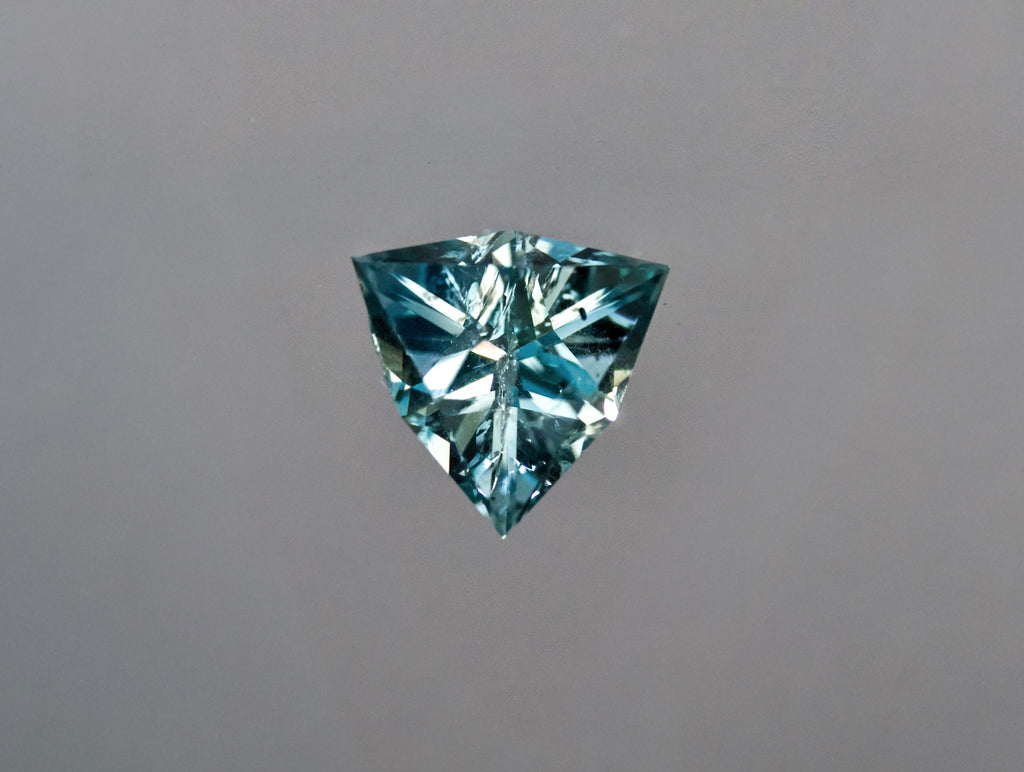 .53 ct. Spring Green/Blue Montana Sapphire Trillion