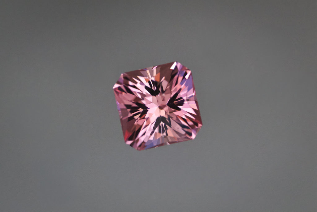 1.28 ct. Pink Congo Tourmaline Square Emerald