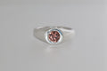 Silver Signet Ring w/ Mozambique Zircon