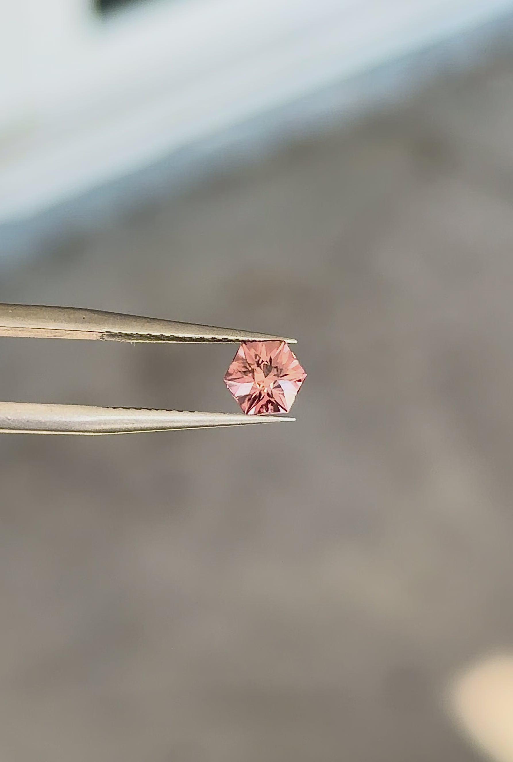Mozambique Zircon 1 ct. Hexagon