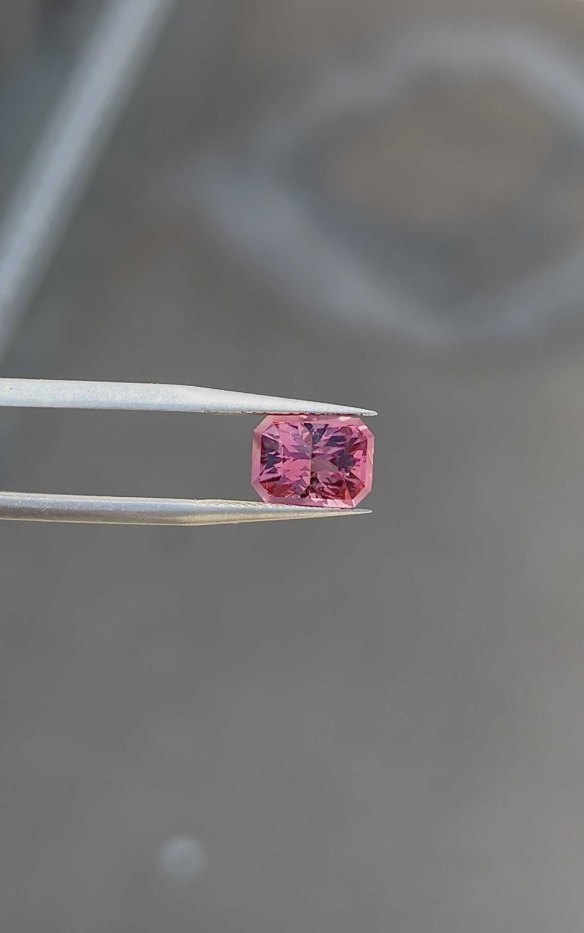 2.91 ct. Red Pink Peach Coronel Murta Brazil Tourmaline