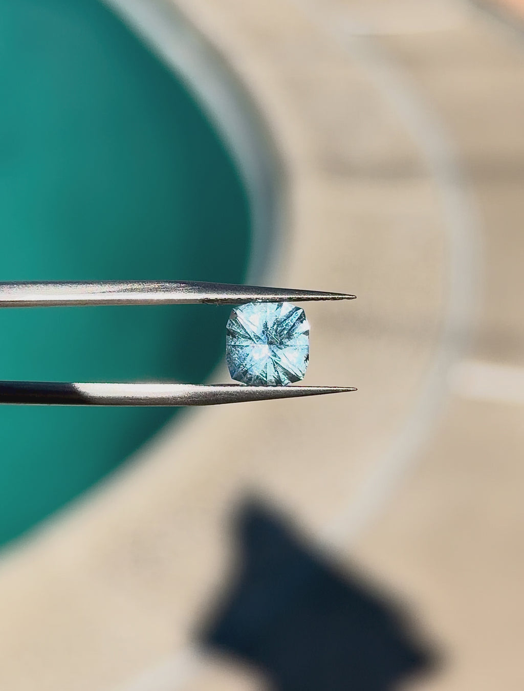 1.19 ct. Ice Blue Aquamarine Cushion
