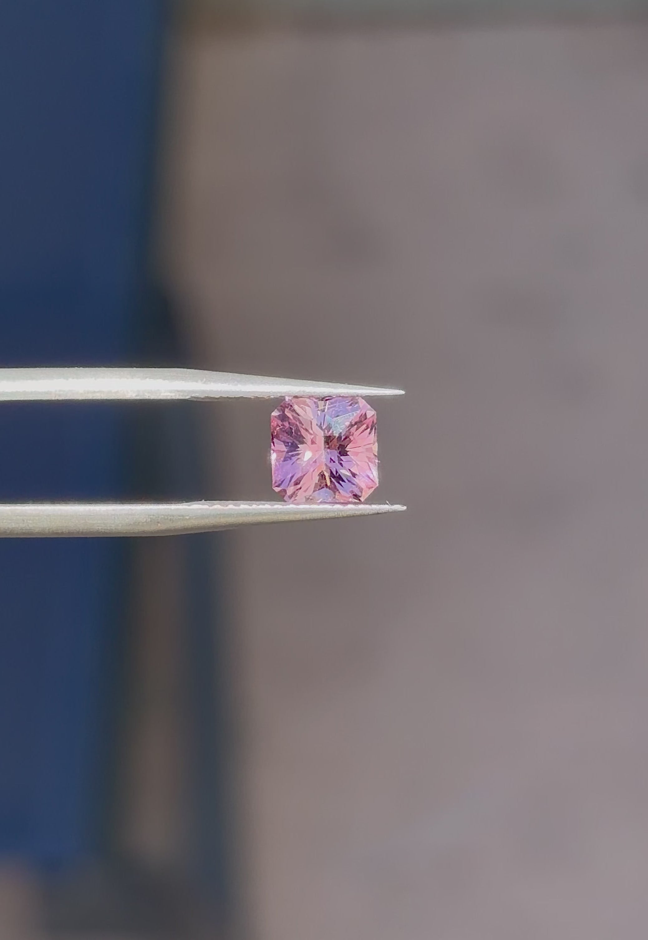1.28 ct. Pink Congo Tourmaline Square Emerald