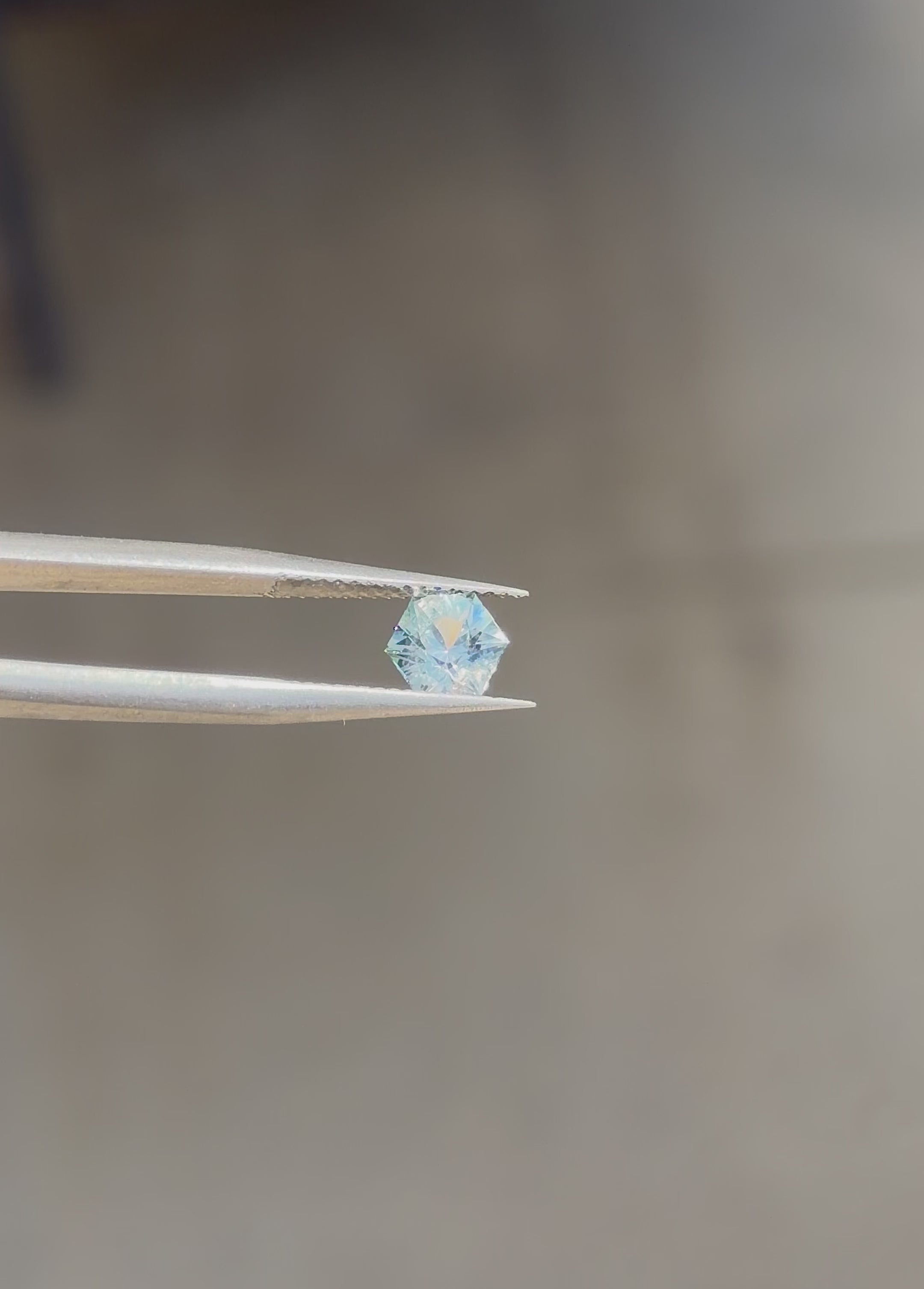 1.06 ct. Jade Green Sky Blue Montana Sapphire
