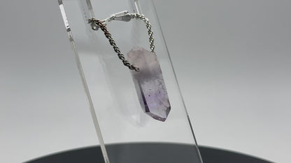 Brandberg Quartz Drilled Crystal Pendant #13