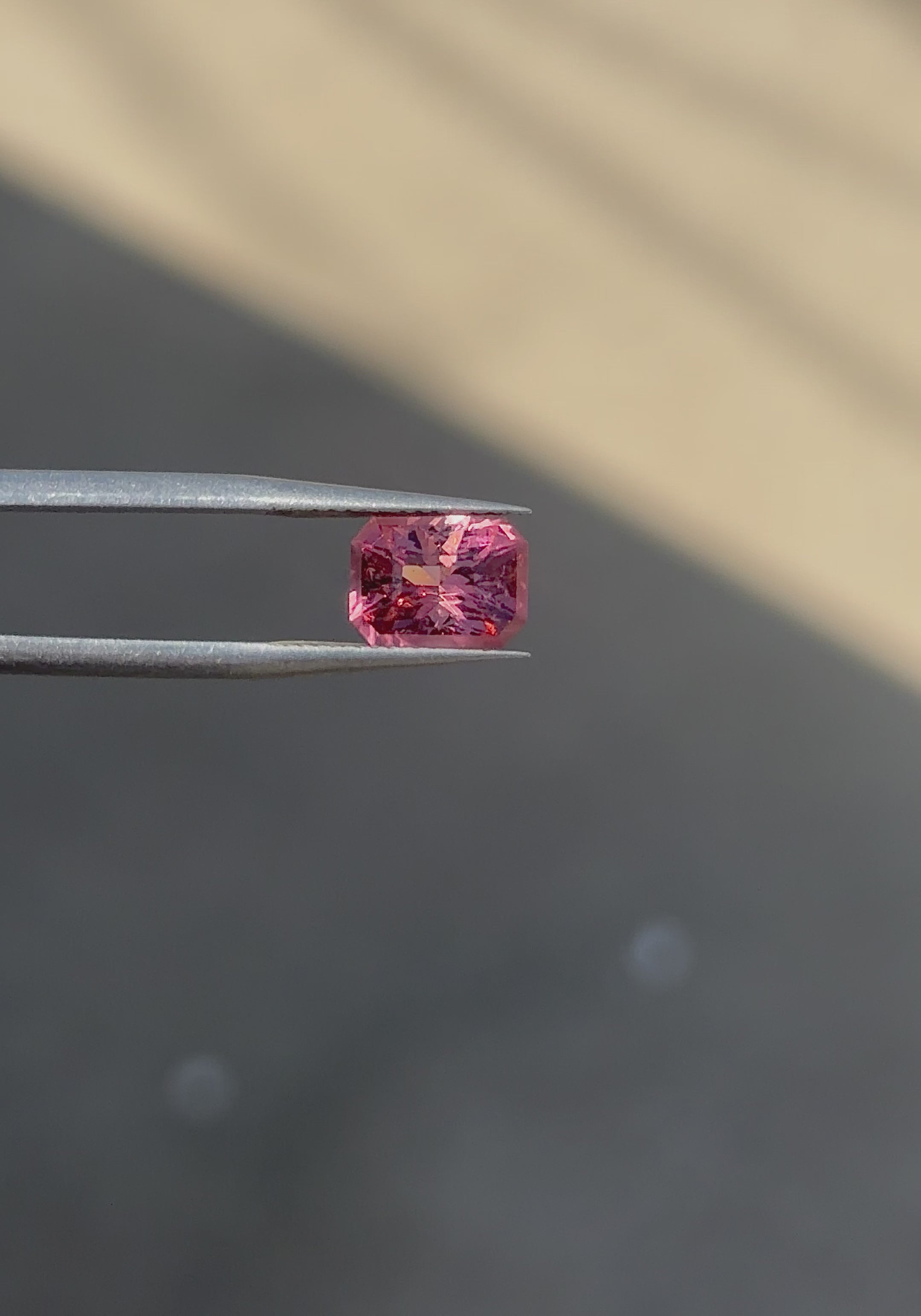 2.91 ct. Red Pink Peach Coronel Murta Brazil Tourmaline