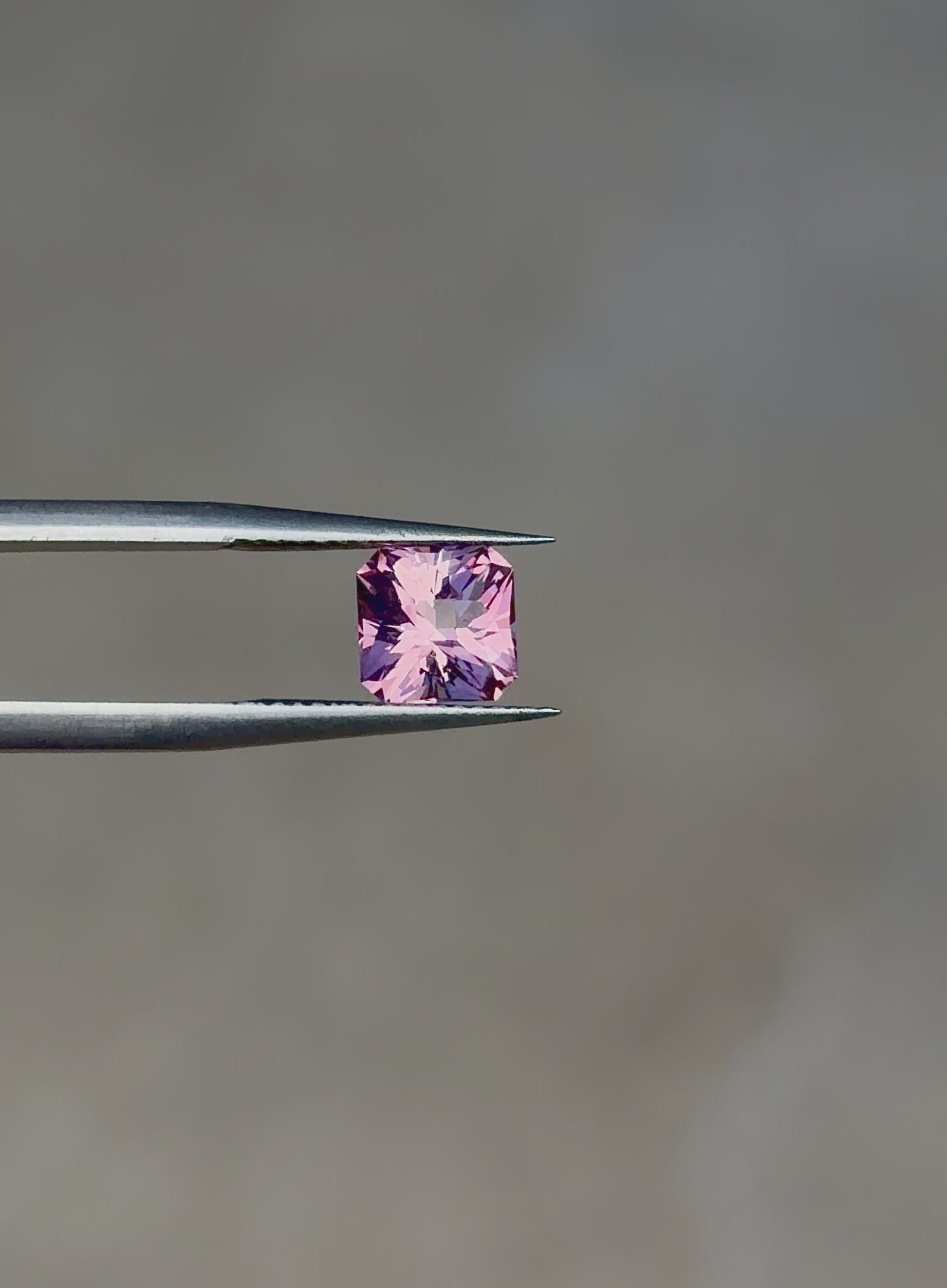 1.28 ct. Pink Congo Tourmaline Square Emerald